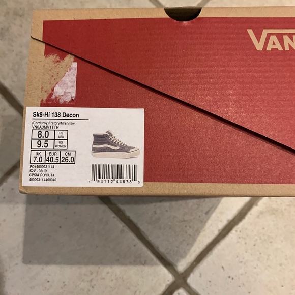 Vans High Tops Unisex - Picture 1 of 3
